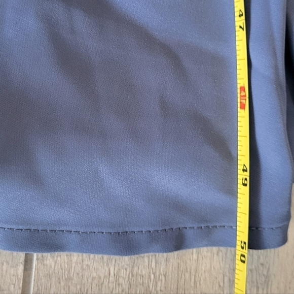 Dolman Sleeve Pocket Belted Surplice Neck Flutter Dress - Picture 10 of 13